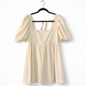 ✨Jacquie the label - Aimee Puff Sleeve Babydoll Dress Size M
